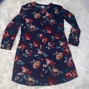 Mara flower button-down dress